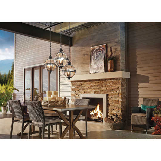 Kichler Lighting Halleron Collection 3-light Londonderry Outdoor Pendant