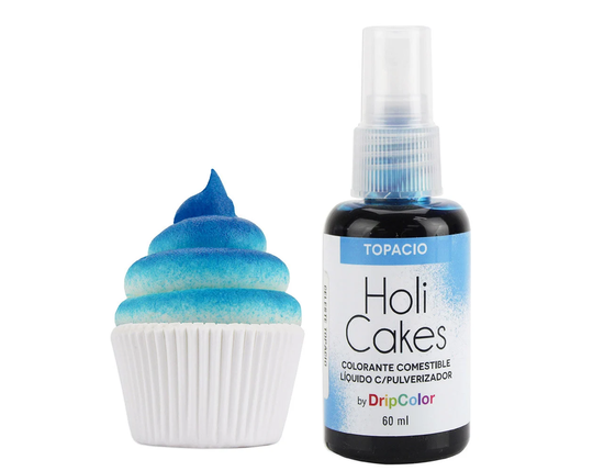 Topaz Sky Blue Pump Spray Food Coloring - Achieve An Airbrushed Look On Your Treats With Our Easy To Use Pump Spray Food Coloring