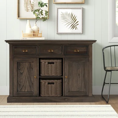 Glantz 49.21'' Wide 3 Drawer Sideboard