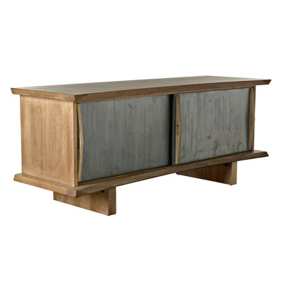 Copenhagen 74" Wide Walnut Solid Wood Sideboard