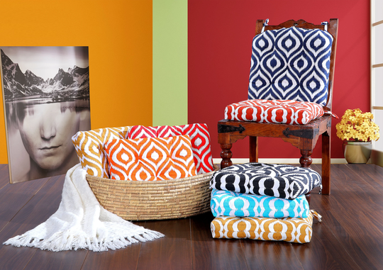 Handmade Cotton Chair Pads Cushions Seat Pad With Ties 16''x16'' For Dinning Chairs Office Bench