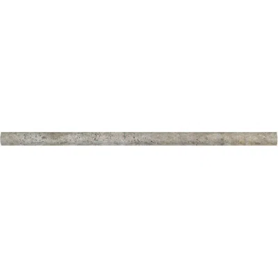Titanium 1/2" x 12" Pencil Travertine Look Wall Liner