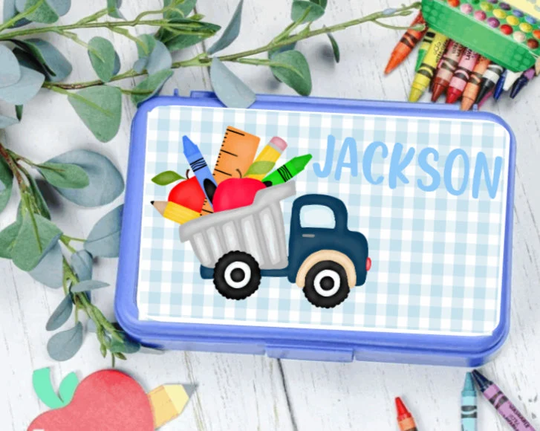 Personalized Pencil Box For Kids, Custom School Supplies, Back To Personalized Pencil Box, First Day Of School