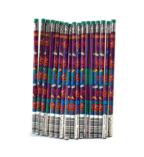 5 Wishbone Pencils Old Stock Literature Classics Dog Back To School 1997