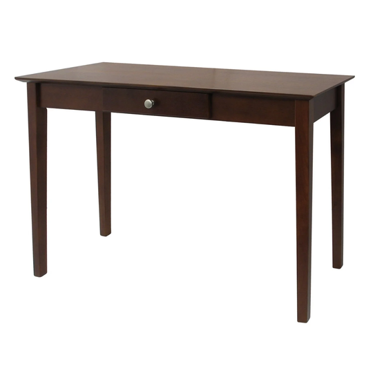 Console Table Laptop Computer Desk Sofa Table in Walnut Finish - 44 x 16 x 29 inches