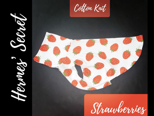 Hermes' Secret Strawberries Cotton Knit Jammies