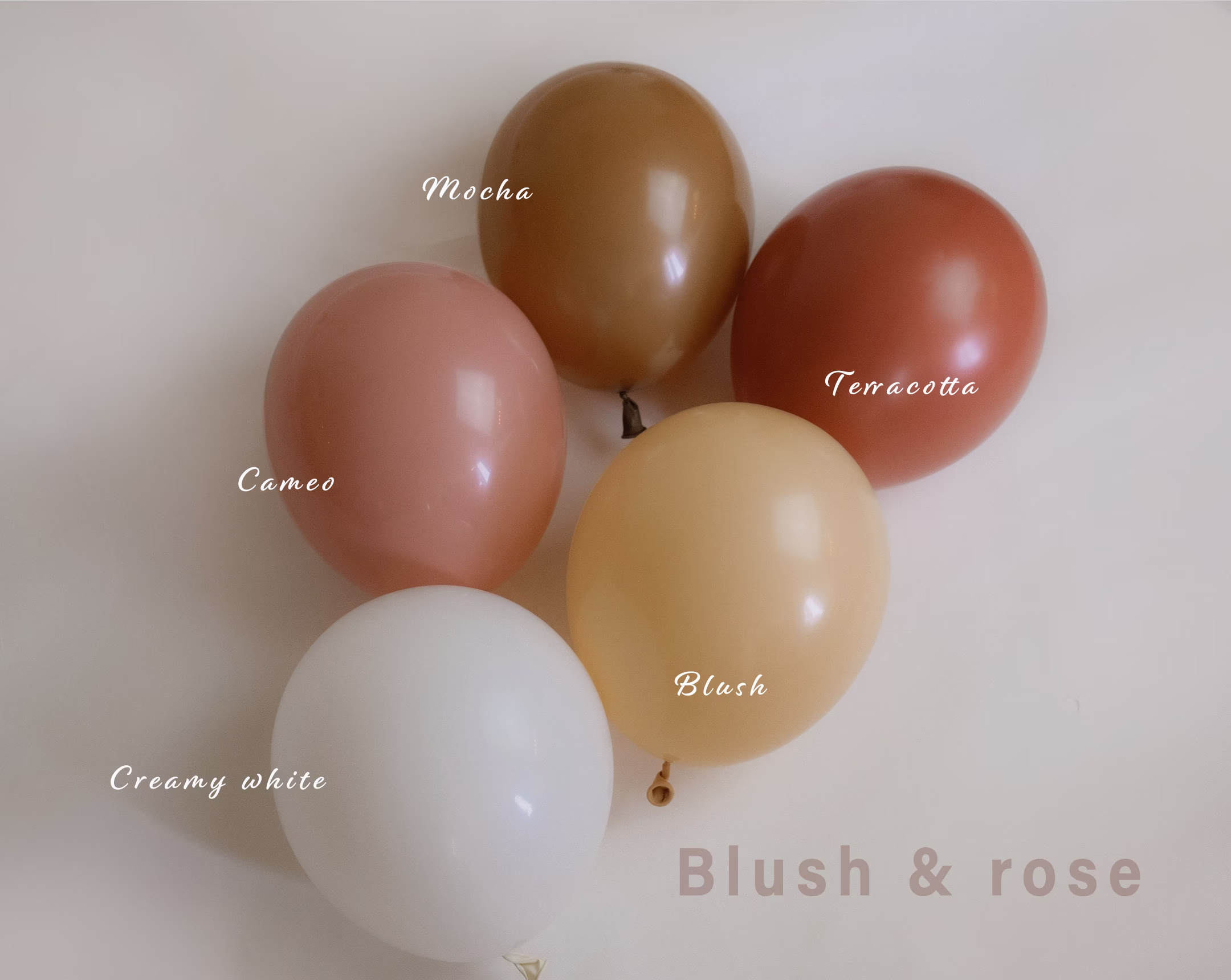 Boho Dusty Rose Cameo Pink Color Balloon Garland | Birthday Baby Shower Bridal Balloon Arch Diy Kit Earth Tone