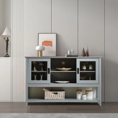 Sideboard&Buffet,Living Room Entertainment Center, Storage Cabinet And Shelves