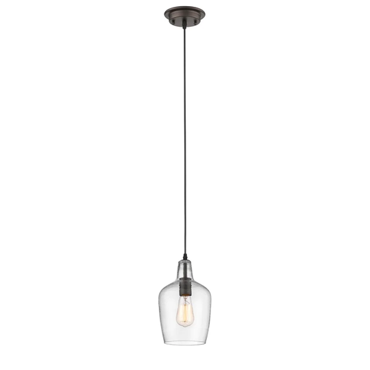 Chloe Transitional 1-light Oil Rubbed Bronze Pendant