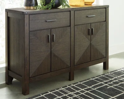 Dolapo 56.13" Wide 2 Drawer Sideboard