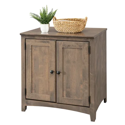 Malani 28.5'' W X 22'' D Solid Wood Storage Cabinet