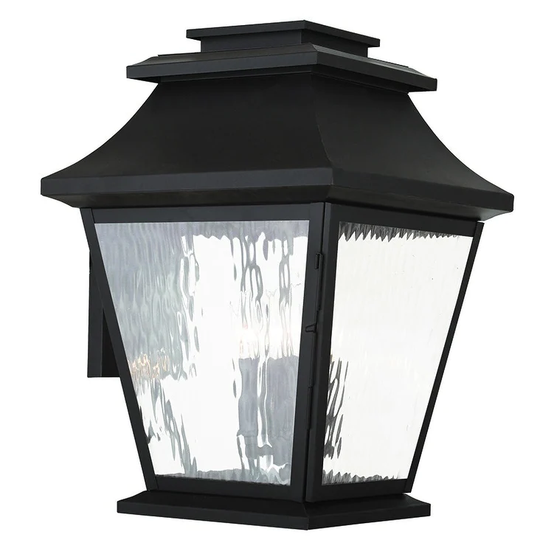 Giuseppe Lighting Four Light Outdoor Wall Lantern Hathaway Bronze - Exact Size