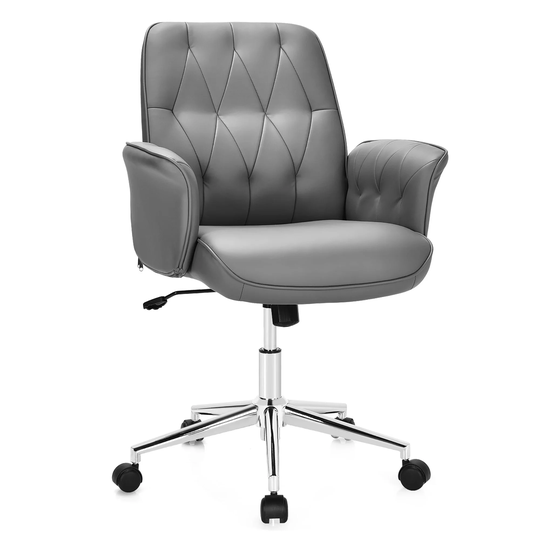 Modern Office Chair Swivel Adjustable Computer Desk Chair with Armrest