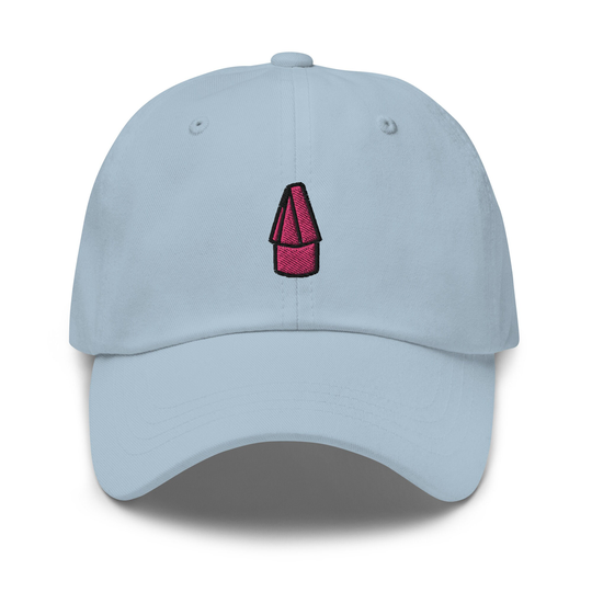 Pencil Eraser Dad Hat, Embroidered Unisex Handmade Cap, Adjustable Baseball Cap Gift - Multiple Colors
