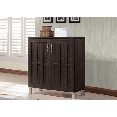 Kathrize Excel Modern And Contemporary Dark Brown Sideboard Storage Cabinet