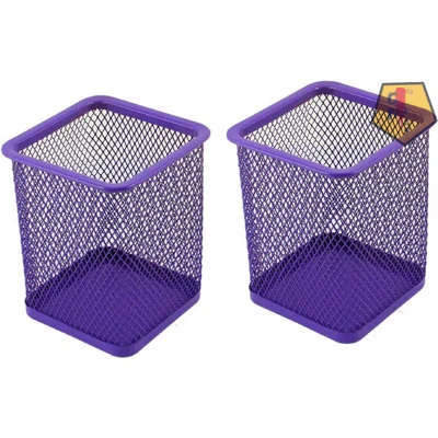 Metal Mesh Pen Holder Pencil Cup Holder Pen Organizer For Desk Office And School
