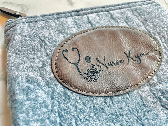 Nurse Personalized, Pencil Pouch, Meds, Cosmetic Zip Clutch Purse Bag