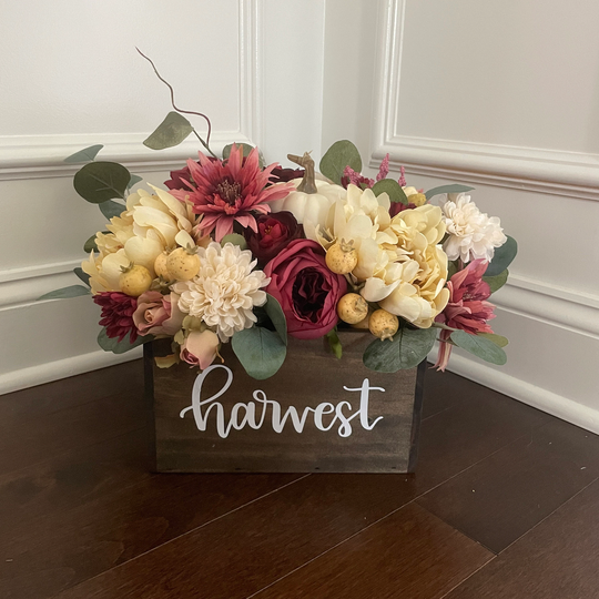 Pink Fall Decor, Table Farmhouse Thanksgiving Centerpiece For Table, Sunflower Decor