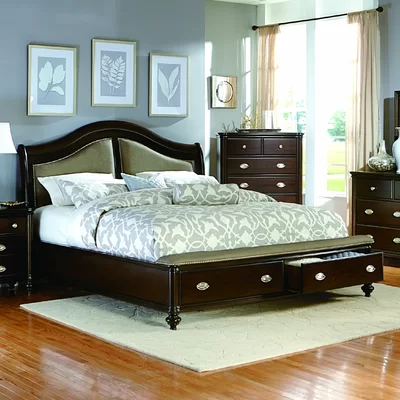 Ericka Low Profile Storage Platform Bed