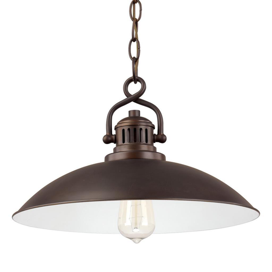 O'Neill 1-light Burnished Bronze Pendant
