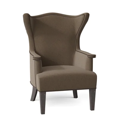 Linton 30.5" Wide Slipcovered Wingback Chair