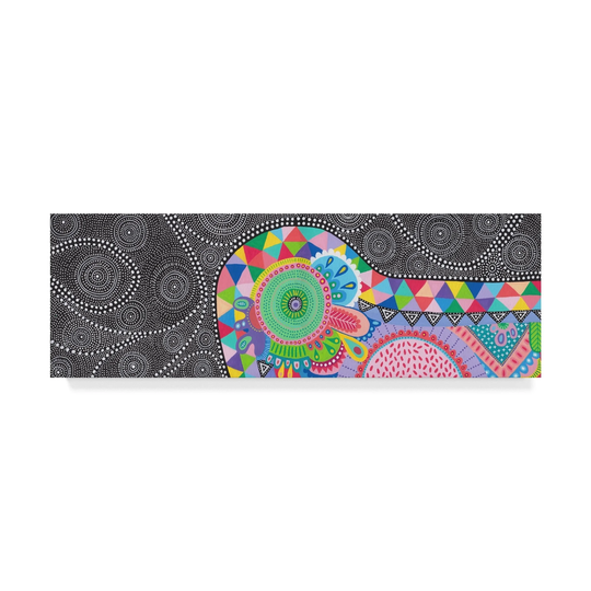 Hello Angel 'Tribal Journey' Canvas Art - Multi-color