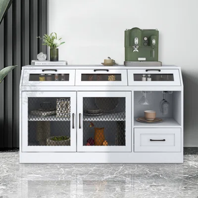 Elric 53.98" Wide 3 Drawer Sideboard