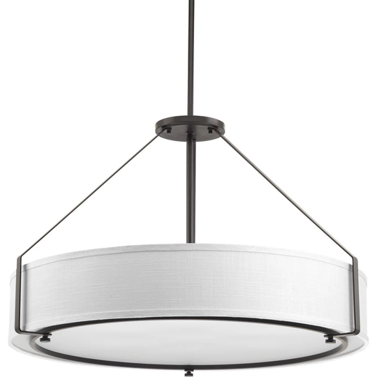 Progress Lighting Bronze-finished Steel Six-light Pendant - N/A