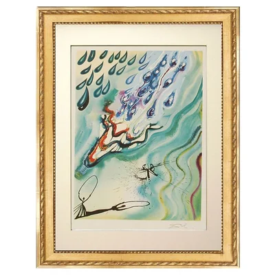 The Pool of Tears by Salvador Dali - Picture Frame Print