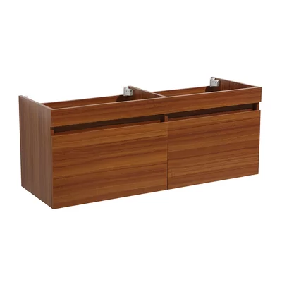 Mezzo Wall Hung 47" Double Bathroom Vanity Base Only