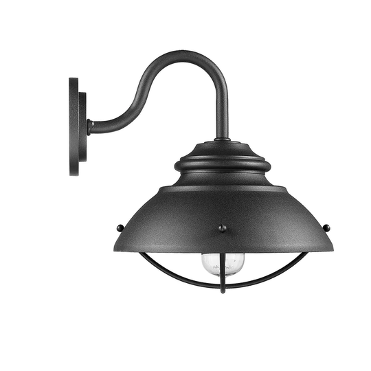 Small Industrial 1 Light Wall with Cage