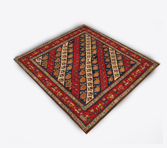 Paisley Velvet Square Table Cover Cloth Middle Eastern Nowrooz 7 Seen