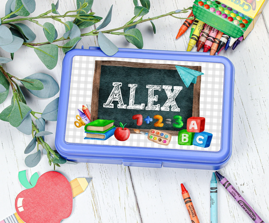 Personalized Pencil Box School Supplies Back To Kids