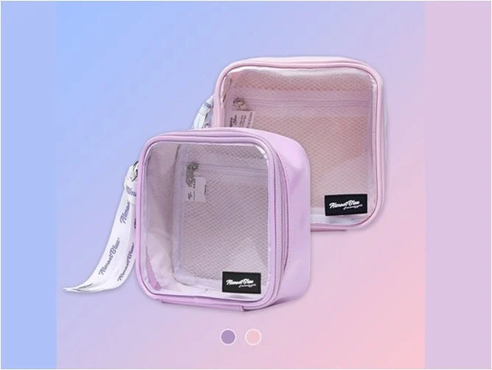 Twinkle Makeup Pouch S [2Colors]/Clear Pouch Pencil Swimsuit Bag Cosmetics Brush Makeup Case School