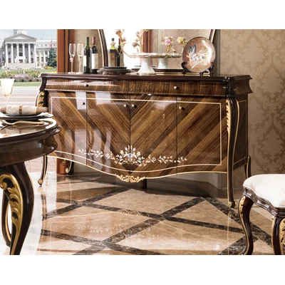 Athena 70.87" Wide 2 Drawer Beech Wood Sideboard