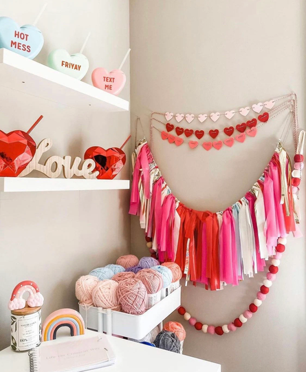 Mini Fringes/ High Chair Garland/ Banner/Bunt Flag