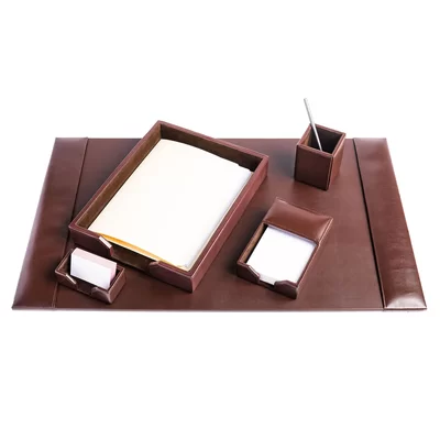 Faulk 5 Piece Desk Set
