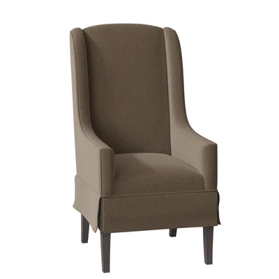 Reed Upholstered Wingback Arm Chair