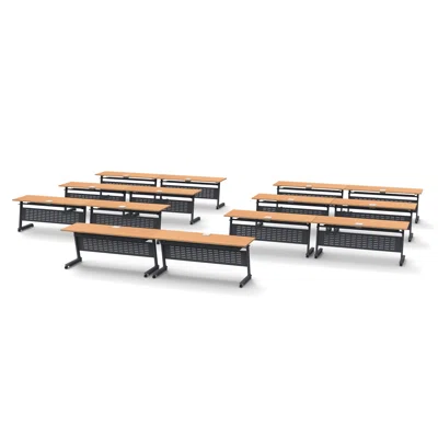 26 Person Training Meeting Seminar 14 Piece Tables Set