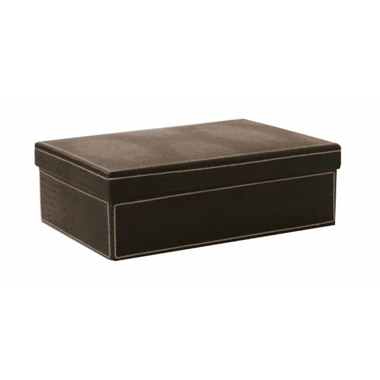 Wald Imports Paperboard Decorative Storage Organizer Basket with Lid