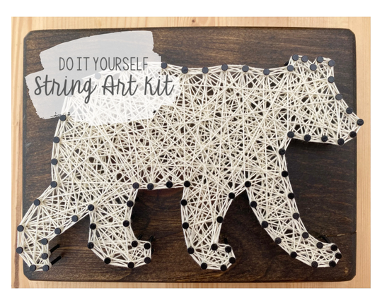 Diy Bear String Art Kit
