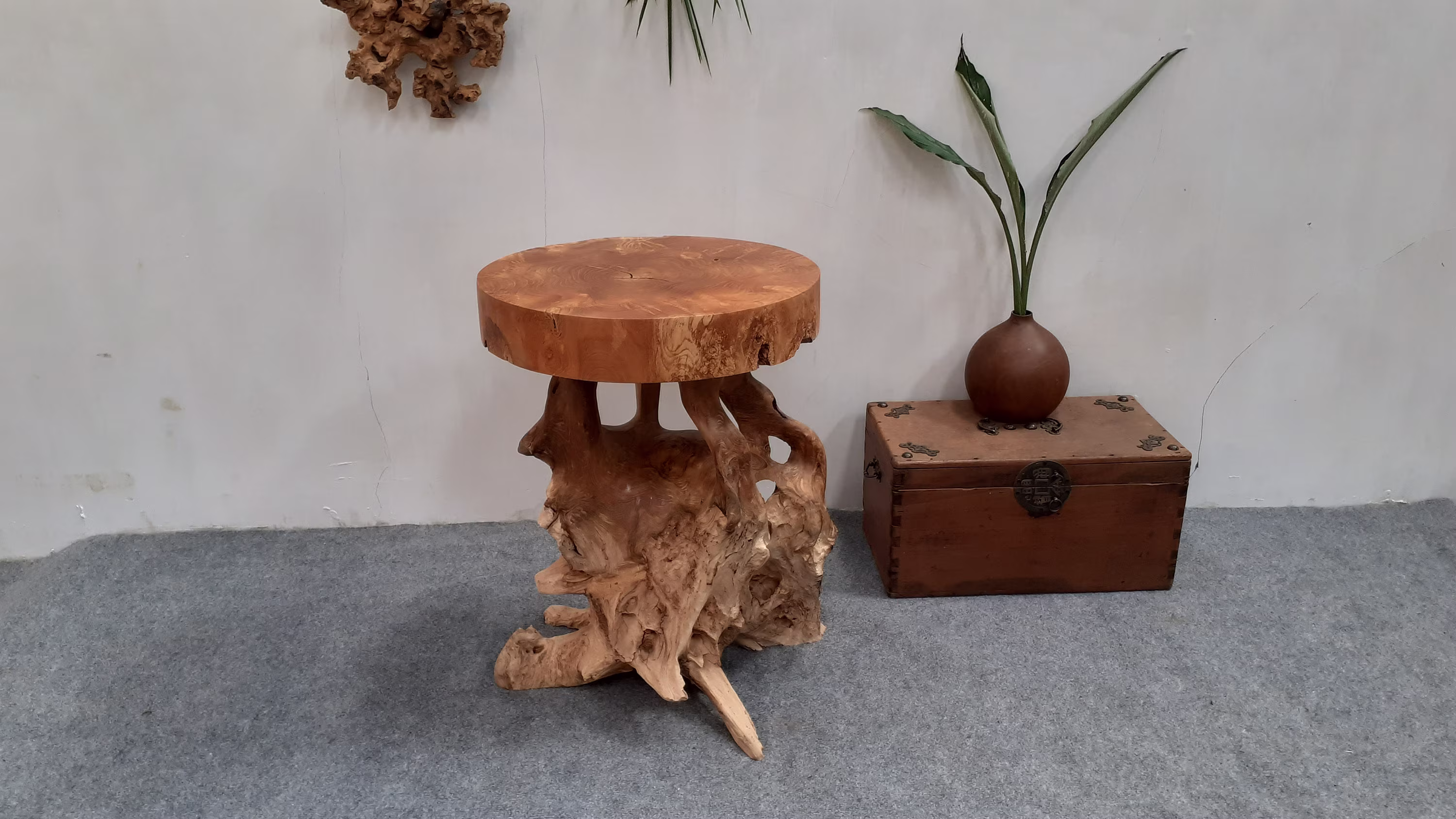 Teak Root Side Table - Sofa