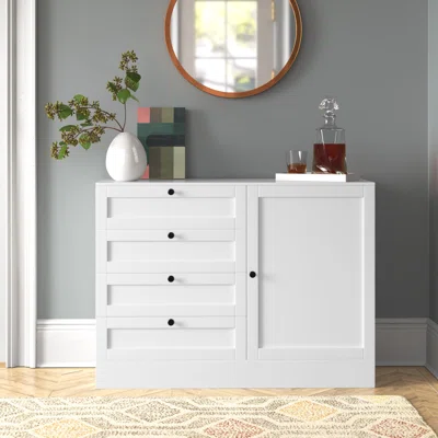 Beeville 43.3'' Wide 4 Drawer Sideboard