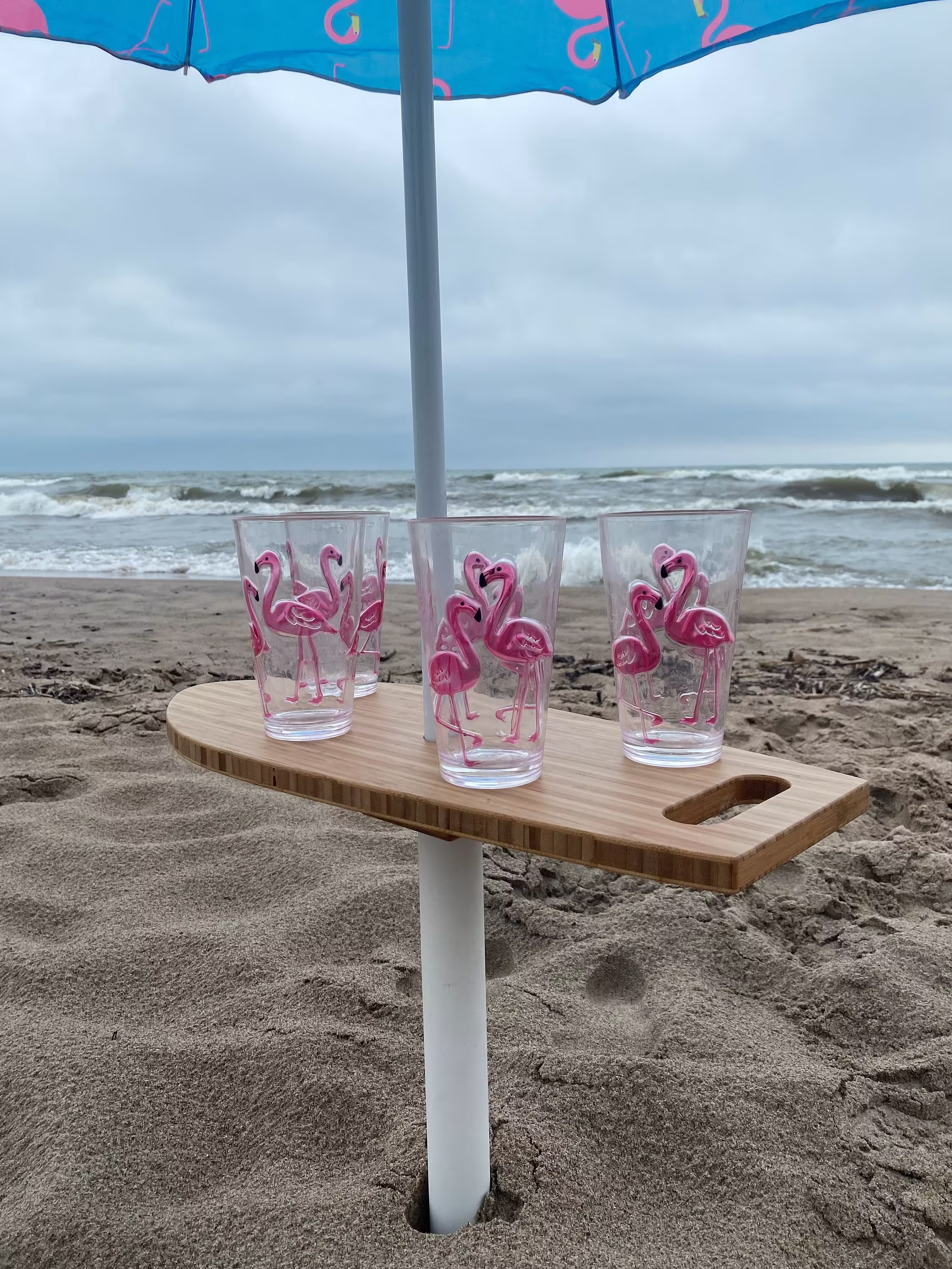 Beach Table, Artistic Hand Made Bamboo Table