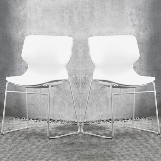 Guest Chair Visitor Chair Armless Dining Side Chairs (Set of 2)
