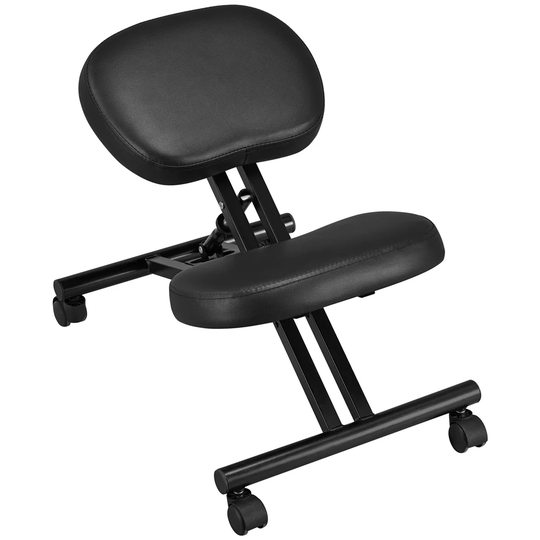 Yaheetech Adjustable Ergonomic Kneeling Office Chair with Swivel