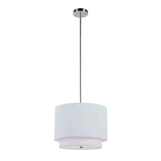 Giuseppe Imports PND801 IV Three Light Pendant Schiffer Ivory - Exact Size