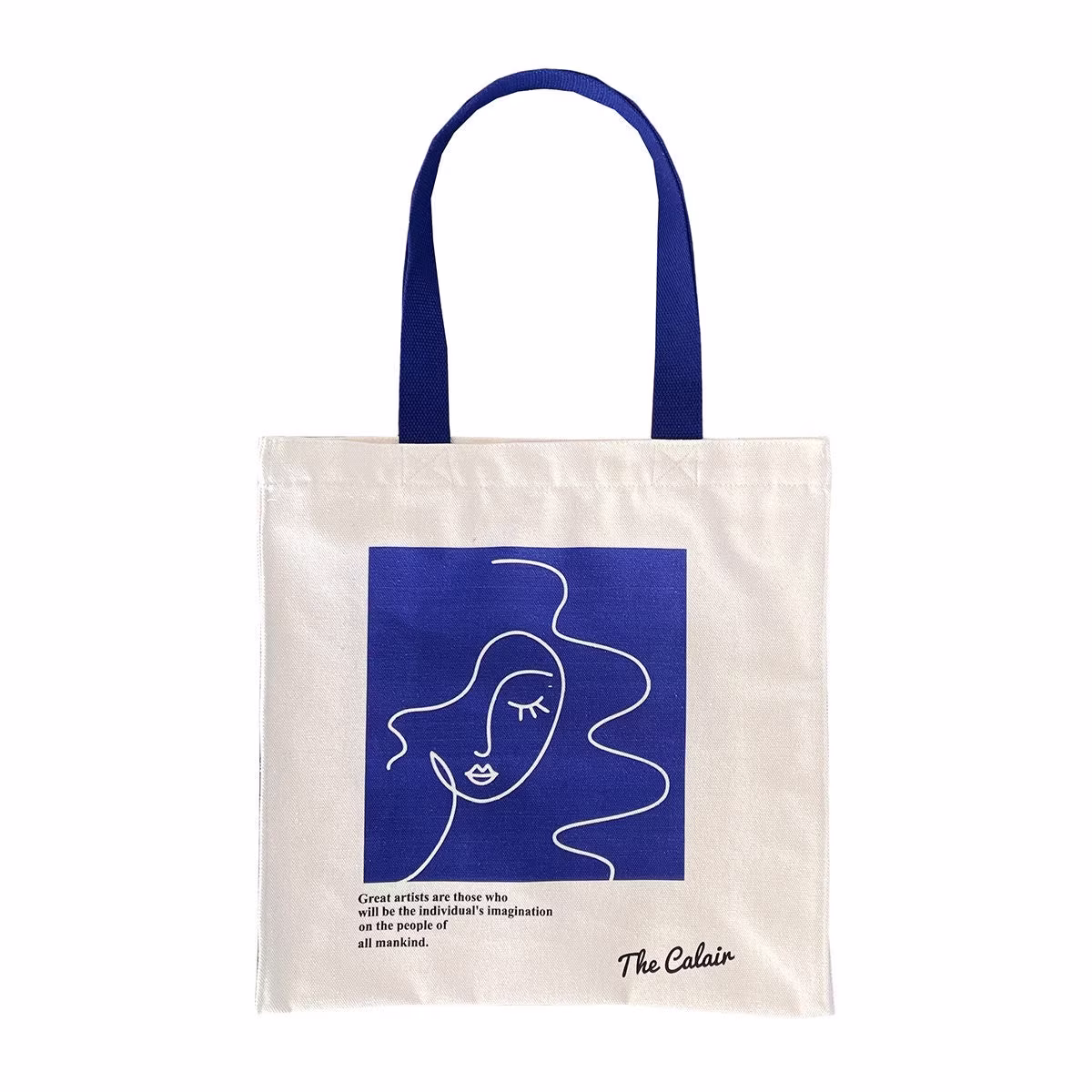 Lady Woman Face Tote Bag|Line Art Bag|Teacher Life Tote|Blue Tote|Art Aesthetic Bag|Beach Tote|Canvas Tote|Reusable Bag
