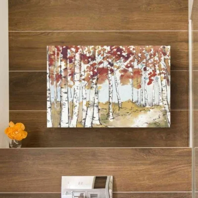 Festive Foliage X by Anne Tavoletti - Wrapped Canvas Painting Print