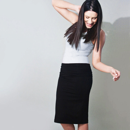 High Waisted Pencil Skirt | Close Body Con Firm Stretch Fabric Tall Length Options Plus Size Xs-3Xl Espilane Clothing